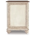 thumbnail image 5 of Signature Design by Ashley Realyn Cottage-Style Mirrored End Table in Antique White, 5 of 8