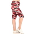thumbnail image 2 of Women's Plus Size Stretch Comfy Elastic Waist Workout Burmuda Leggings Short Pant, 2 of 4