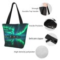 thumbnail image 4 of Fotbe Northern Lights Bolsa de Playa con Estampado, Bolsa de Hombro, Bolsa de Mano Espaciosa, Bolsa de Viaje Ligera, Bolsa de Compras Versátil, 4 of 6