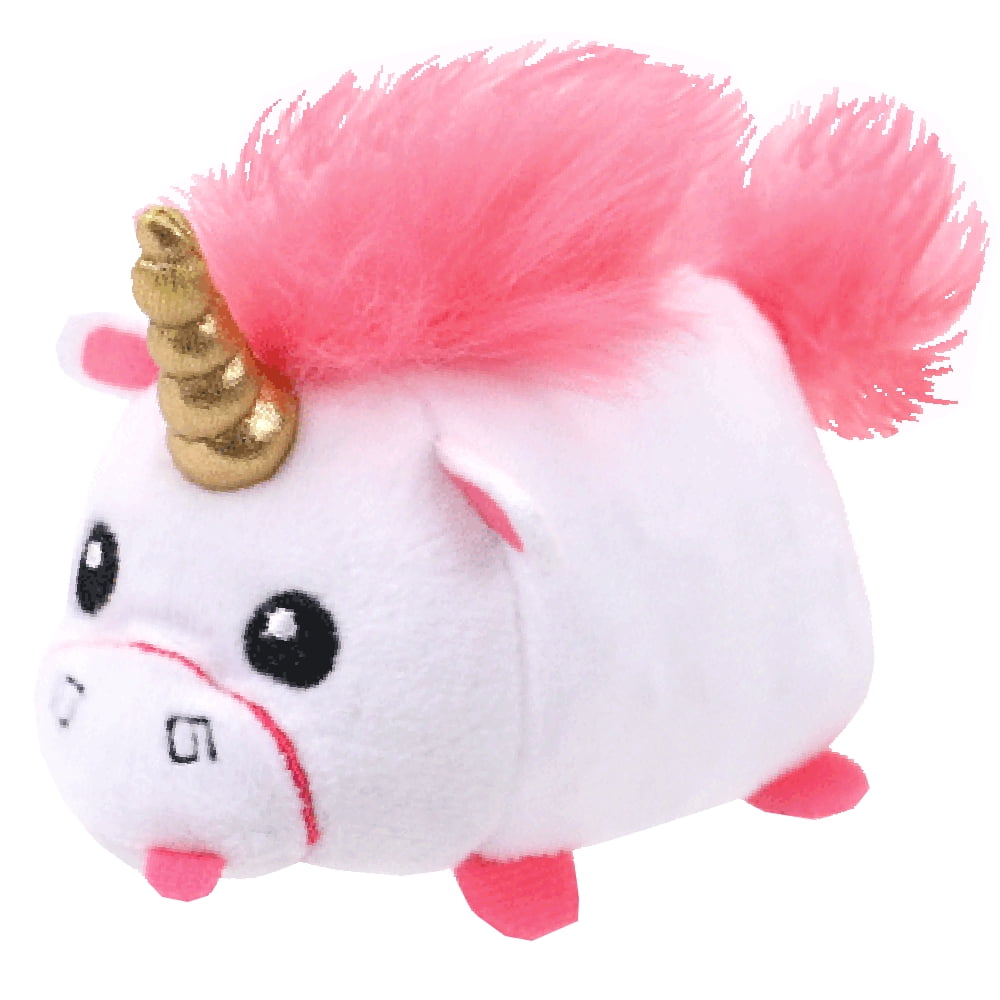2 Ty Beanie Boos 6" Teeny TYS 4" Fluffy Unicorn Despicable Me 3 Stackable Plush for sale online 