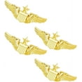 thumbnail image 1 of 4 Pins de Alas de Aleación Dorada, Insignia de Piloto de 2.32'', Pins de Solapa para Disfraz, Broche, Pins de Alas de la Fuerza Aérea, Pin de Alas de Aviador Metálico para Gorra, Camisa, Uni, 1 of 6