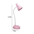 thumbnail image 3 of Led Desk Lamp Eye Protection Reading Light Battery Operated Portable Bedside Table Lamp for Students Dorm Room Study Desk, UKHBMC | Pink, 3 of 6