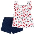 thumbnail image 1 of Playera y Short Child of Mine Blanco 5T Estampado cerezas, 1 of 4