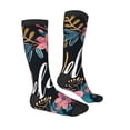 thumbnail image 4 of Lsque Floral Welcome Sign Printed Crew Socks Men's Women's LightWeight Thin Casual Calf Socks ,Knee High Socks,Cotton Socks, 4 of 9