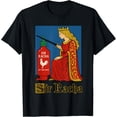 thumbnail image 1 of Camisa de Sir Racha con salsa picante, vintage, divertida camiseta de arte medieval, 1 of 2
