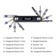 thumbnail image 4 of Bike Repair Kit Portable Bicycle Repairing Tools Kit Box Tire Fixing Kit Bag with Tire Pump Multifunctional Tools Tire Tube Patches, 4 of 5