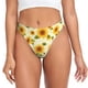 thumbnail image 1 of Balery European-style Pattern Sunflower Tangas de Algodón para Mujer con Estampado – Ropa Interior Sexy, Transpirable, G-string-X-Small, 1 of 6