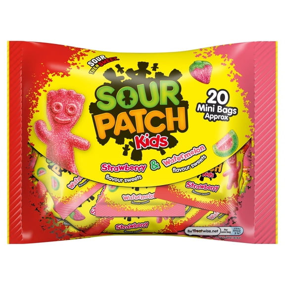 Sour Patch Kids Strawberry & Watermelon flavour sweets 350g, Imported from Britain