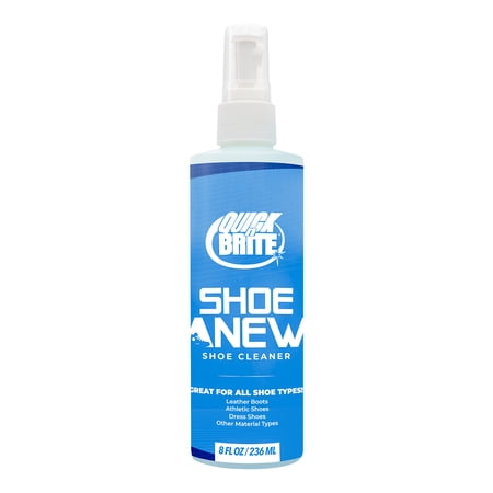 ShoeAnew Shoe Cleaner for Cleaning Sneakers, Leather, White Shoes, Fabric, and More – Water-based Cleaning Spray 8oz