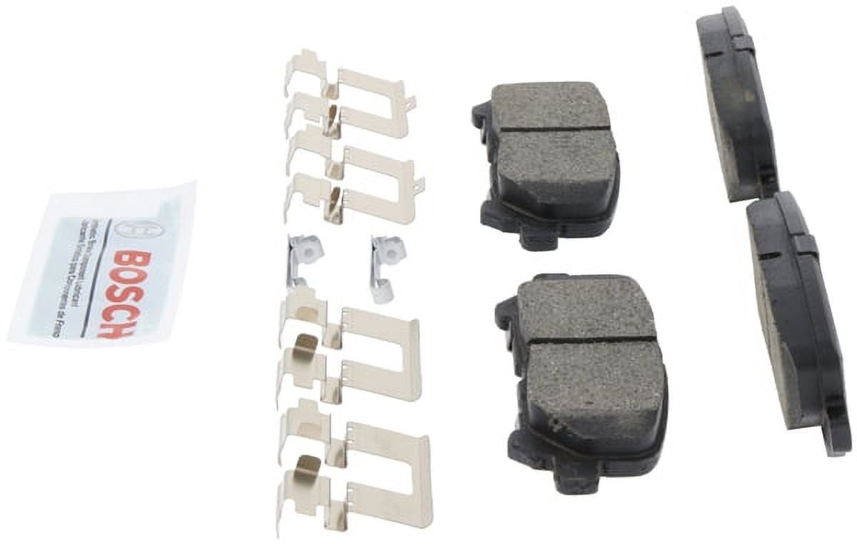 Bosch BC1510 QuietCast Premium Ceramic Disc Brake Pad Set For Infiniti: 2011-2013 QX56, 2014-2017 QX80; Nissan: 2017 Armada; Rear
