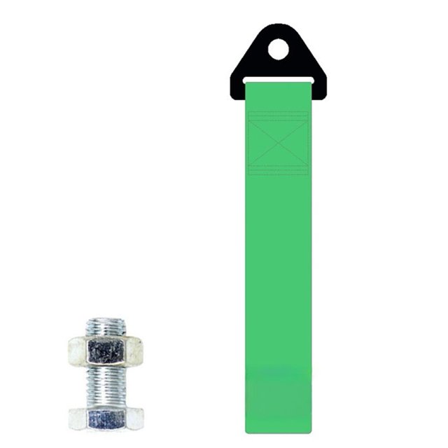 Ruifaya Correa de remolque universal de 28 cm, cuerda de remolque de nailon de alta resistencia para coche de carreras JDM