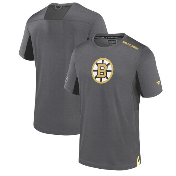 Men's Fanatics  Gray Boston Bruins Authentic Pro Performance T-Shirt