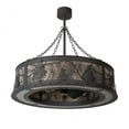 thumbnail image 4 of Meyda Tiffany 190079 Tamarack 30" 5 Blade Indoor Ceiling Fan - Bronze, 4 of 5