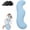 Blue, variant on Pea Pod Body Pillow for Side Sleeper,Long Cooling Body Pillow for Adults,Soft Ergonomic Hug Pillows with Washable Cover, Full Body Support for Back,Knees,Legs & Relaxing Sleep (Blue, 110cm/43.3in)
