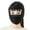 Black, variant on Winter Cycling Fleece Face Guard with Goggles Men Women Cold Weather Outdoor Clear Vision Windproof Antifog Goggle Thermal Full Face Guard