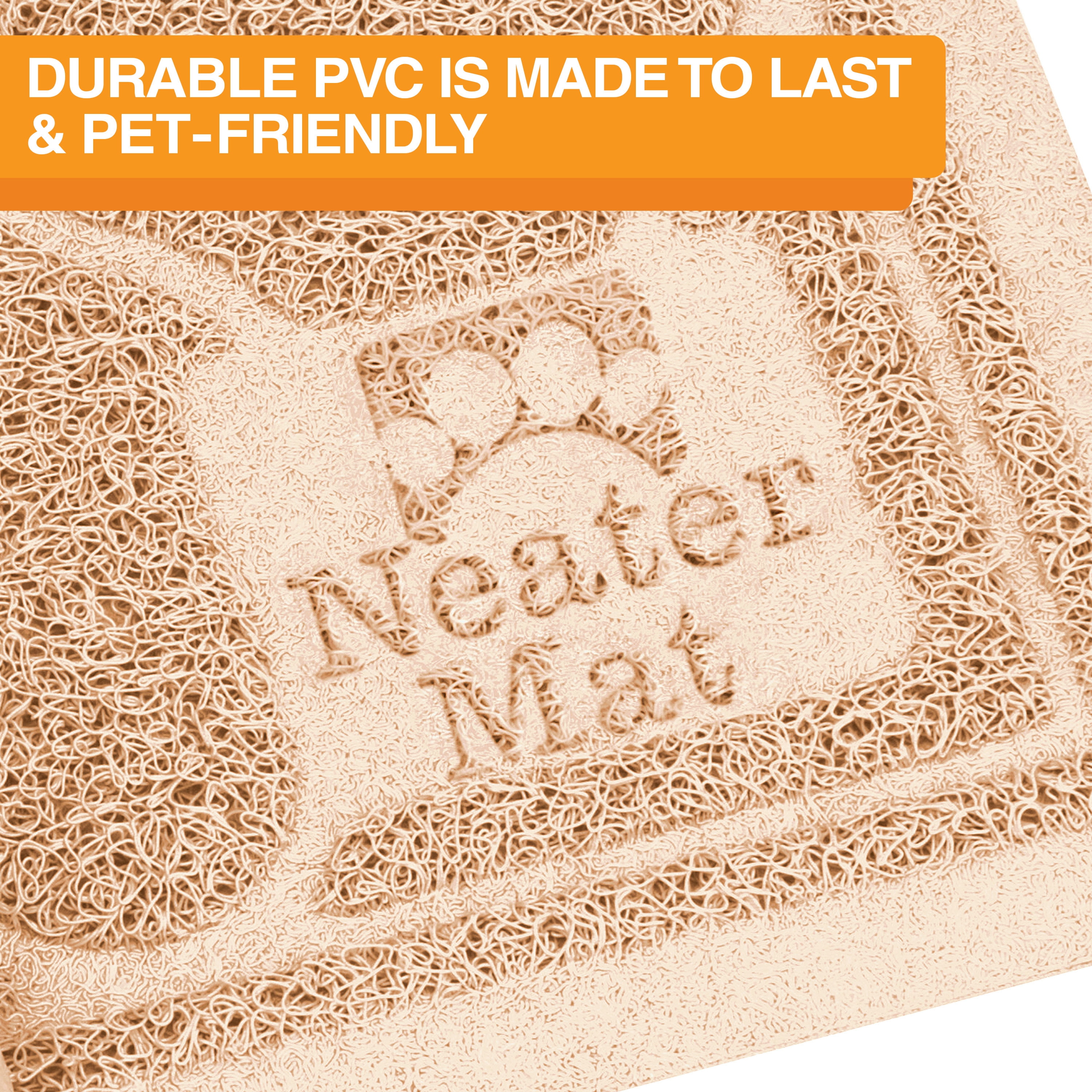 Neater Pets Neater Mat Litter Trapping Mat, Beige, 23" x 35"