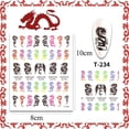 thumbnail image 3 of Kalolary 5pcs Dragon Element Nail Art Stickers, 3D Dragon Pattern Print Self-Adhesive Nail Art Decals Water Transfer Nail Stickers Dragon Series Nail Decals for Women Nail Art Decorations, 3 of 7