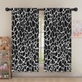thumbnail image 5 of Blackout Kids Curtains,Black and White Giraffe Pattern Childrens Insulated Curtains Set Of 2,Bedroom Essentials,Toddler Room Decor 52"x63", 5 of 5