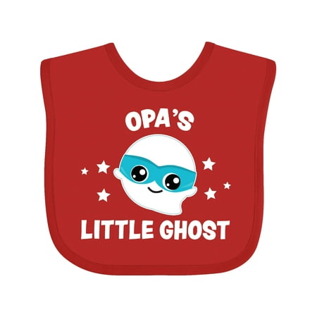 

Inktastic Cute Opa s Little Ghost with Stars Gift Baby Boy or Baby Girl Bib