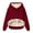 Wine, variant on kamemir Women's Casual Winter Warm Sherpa Lined Hooded Sweatshirt Thick Pullover Plus with Pockets(,M)