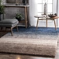 thumbnail image 1 of nuLOOM Tapis HJZOM1H Touffeté Classie Shag, 6 x 9, Marine/multicolore, 1 of 2