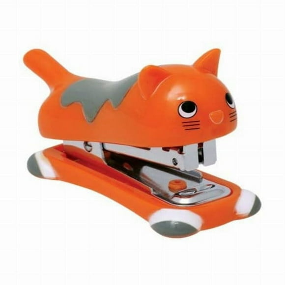 Cosa Nova Orange Cat Small Stapler