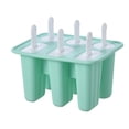 thumbnail image 1 of Leutsin 6 Ensembles de Moules à Glaçons en Silicone Machine à Glace Crème Glacée Design Multi-Cellules, 1 of 2