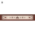 thumbnail image 2 of Bobasndm Christmas Table Runner with Black Red Plaid Border and Christmas Trees Pattern,Thick and Durable Christmas Table Runner for Christmas Dining Table Decorations, 72 x 12.9 Inches, 2 of 9