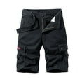 thumbnail image 4 of Shorts for Men – Casual Camo Gym Shorts Men's Casual Style Cargo Shorts Summer Comfortable Outdoor Streetwear Solid Color Loose Fit Shorts, 4 of 4