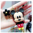 thumbnail image 1 of Disney-Bolsos de hombro de Mickey Mouse para niños y niñas, bolsos de mano de moda, bolso de lona portátil informal, mochilas escolareskeychain1 Fivean unisex, 1 of 2
