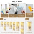 thumbnail image 6 of Abstract Gold Window Privacy Film, Modern Brush Luxury Strokes Artwork Static Cling UV Sun Blocking Heat Control Window Tint Day and Night, Non-Adhesive One Way Windows Privacy Cover 17.7''x78.7'', 6 of 7