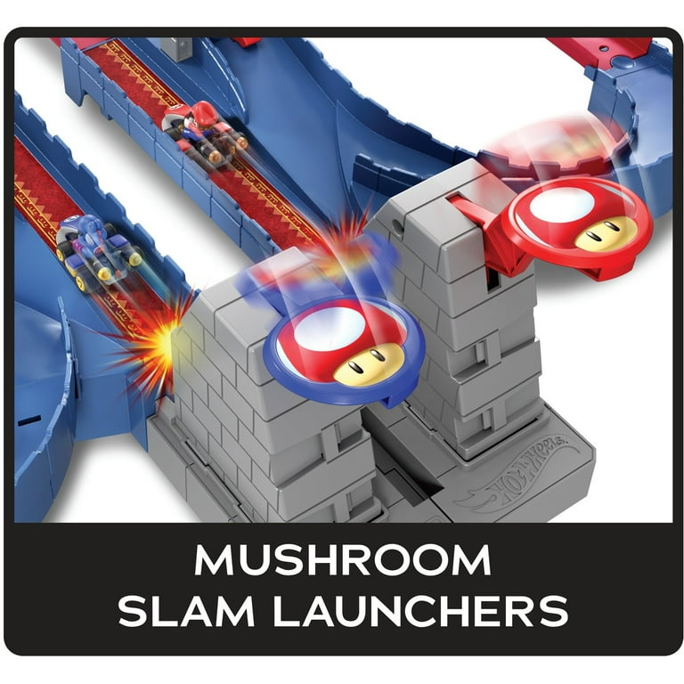 Hot wheels mario kart bowser's castle trackset hotsell