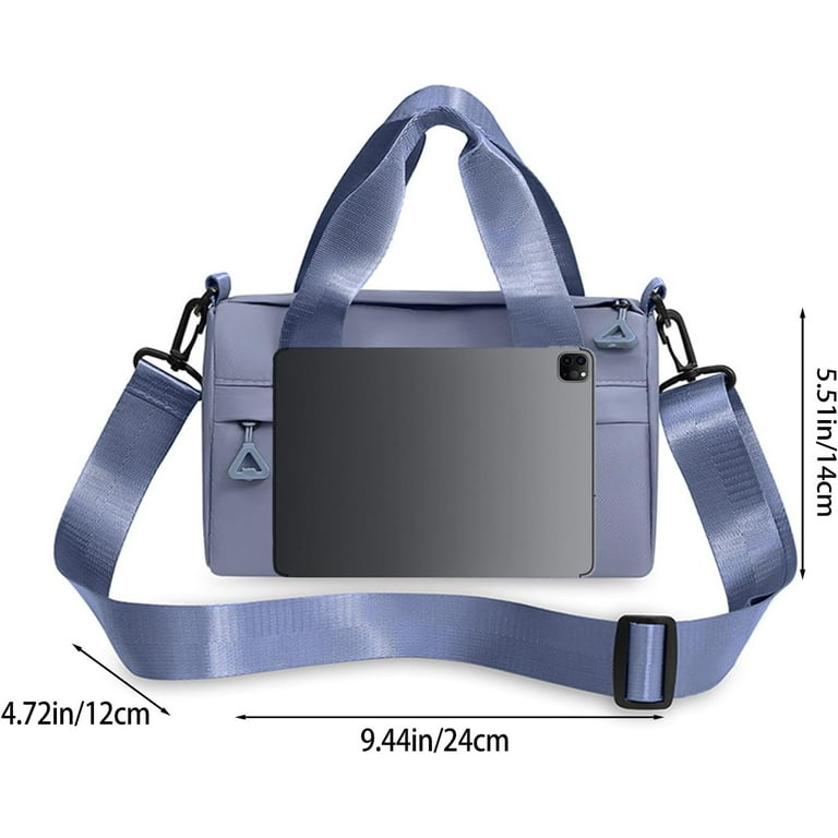 Mini Gym Bag Small Sling Bag for Women Adjustable Womens Gym Bag Tote Bag for Women Small Duffle Bag for Women Blue Walmart