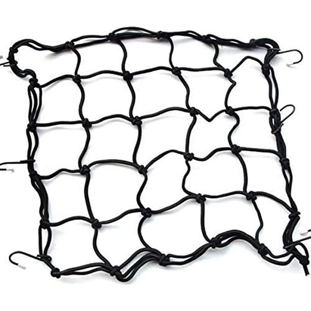 Filet à bagages élastique 80 x 60 cm avec crochets en plastique