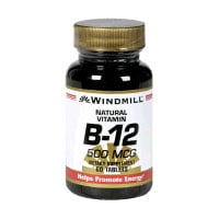 Moulin à vent naturel vitamine B-12 500 comprimés - 60 mcg Ea