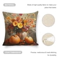 thumbnail image 4 of Flowers, pumpkinslinen toss pillowcase decoration pillowcase gifting preferred 20x20inch cushion cover sofa pillowcase sofa bedroom living room car, 4 of 8