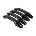 thumbnail image 1 of 4pcs Cubierta del mango de la puerta exterior Protector del mango de la puerta del automóvil para Chevrolet Silverado 1500 2014-2024 Protector del mango de la puerta del automóvil sin teclado Negro, 1 of 6