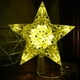 thumbnail image 3 of Decoraciones de Halloween, LED nuevo árbol de Navidad que emite luz, estrella de cinco puntas, decoración para la parte superior del árbol de Navidad, pequeña luz colorida, cadena de luces de estrella, 3 of 3