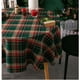 thumbnail image 2 of Mantel navideño, mesa de comedor a cuadros americanos, mantel redondo, tela para mesa de centro, 150CM, 2 of 4
