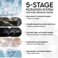 thumbnail image 4 of Veken Innovation Award Winner Stainless Steel Cat Water Fountain, 108oz/3.2L Automatic Pet Fountain Dog Water Dispenser with Replacement Filters & Silicone Mat for Cats, Dogs, Multiple Pets (Silver), 4 of 10