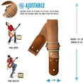 thumbnail image 2 of Strap, tahali, correa para guitarra o bajo. Kidam  Yute natural, 2 of 3