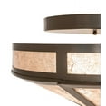 thumbnail image 2 of Meyda Tiffany 26919 Craftsman Prime 2 Light 16" Wide Semi-Flush Ceiling Fixture - Bronze, 2 of 7