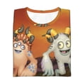 thumbnail image 7 of Breeding My Singing Monsters Island Teen T-Shirt Crewneck Short Sleeve Double-Sided Print Summer Tee Shirts Top For Youth Boys Girls Children Large, 7 of 7