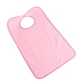 thumbnail image 3 of Shisuyan Stripe Machine Washable Double Layer Adult Waterproof Bib Mealtime Clothing Protector (Pink), 3 of 8