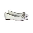 thumbnail image 5 of XY London Womens Blossom Bow Diamante Pointed Ballerina Flats, 5 of 5