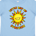 thumbnail image 4 of Inktastic Little Ray of Sunshine Cute Smiling Yellow and Orange Sun Boys or Girls Toddler T-Shirt, 4 of 5