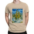 thumbnail image 2 of Vincent van Gogh Cypress Landscape Men's T-shirt, 2 of 3