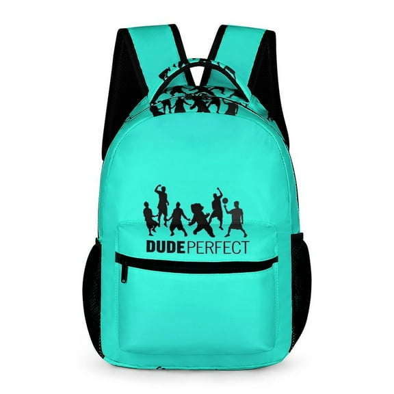 PerFect-Dude Backpack, School Backpacks with Side Mesh Pockets And Front Zippered Pockets for School, Sports, And Travel