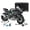 Carbon Fiber, variant on RC Motorcycle Model for Adults, 1/6 Scale H2 Alloy Dynamic Motorbike Display with Ignition Sound, LED Lights, Water Mist Exhaust Effect & Suspension, Mechanical Model for Collectors Enthusiasts