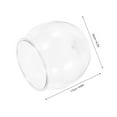 thumbnail image 2 of PAMINGONO Glass Fish Bowl Fish Tank Transparent Easy Maintenance for Pet Owners 1Set, 2 of 8